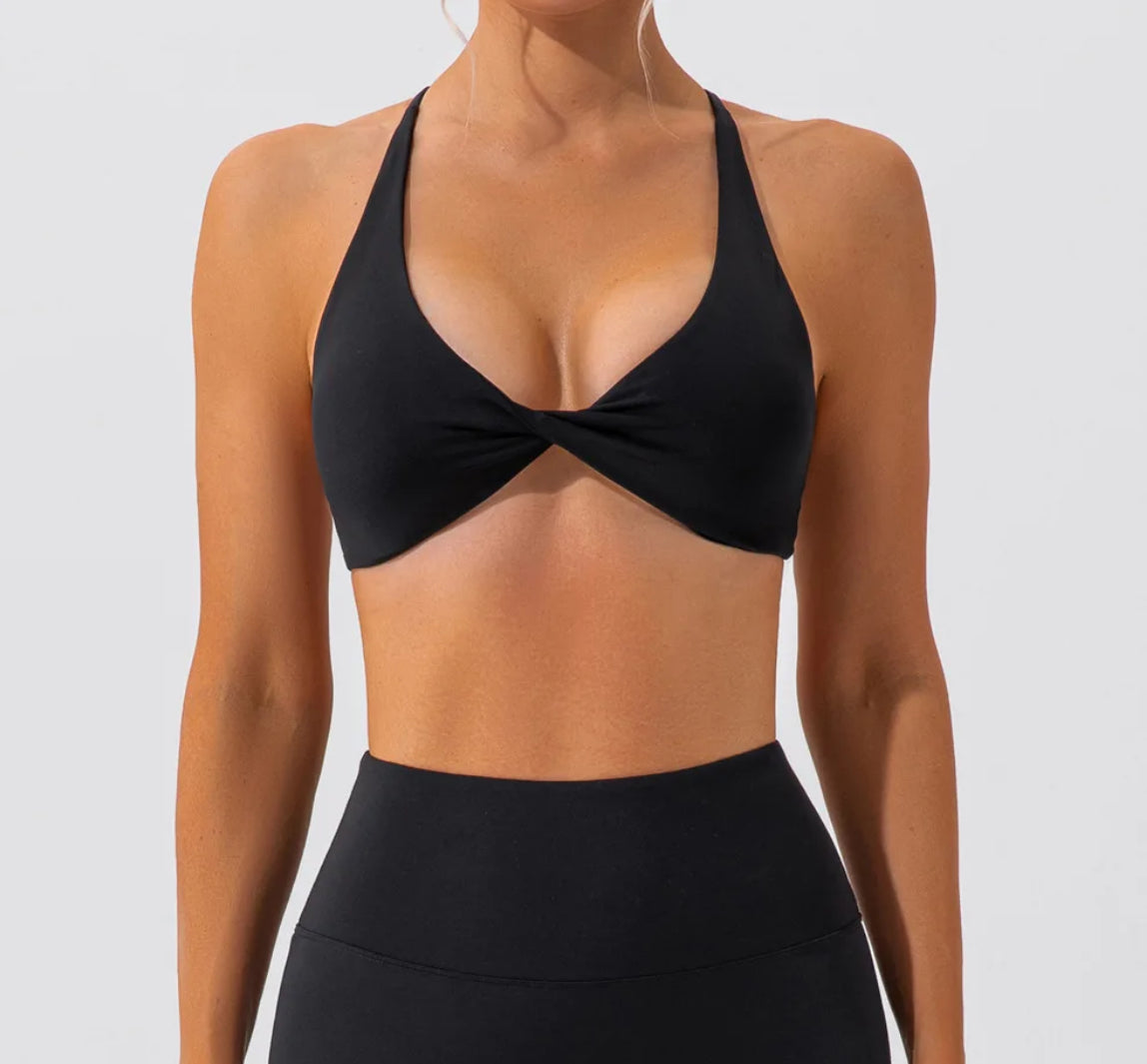 Crossed Sports Bra