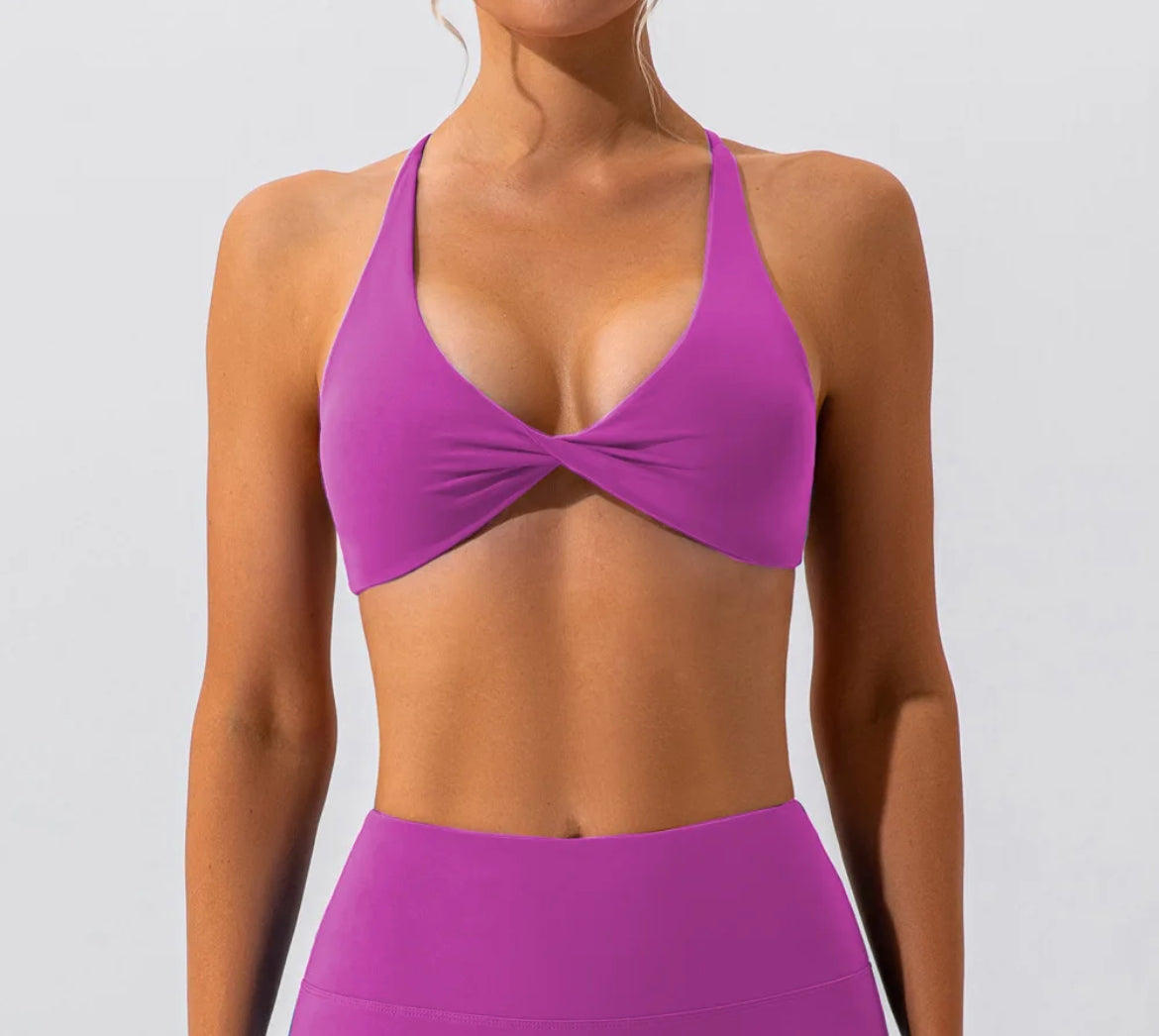 Crossed Sports Bra